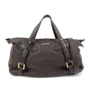 DELVAUX Leather 2Way Bag Hand Bag Shoulder Bag Brown Authentic Used F/S